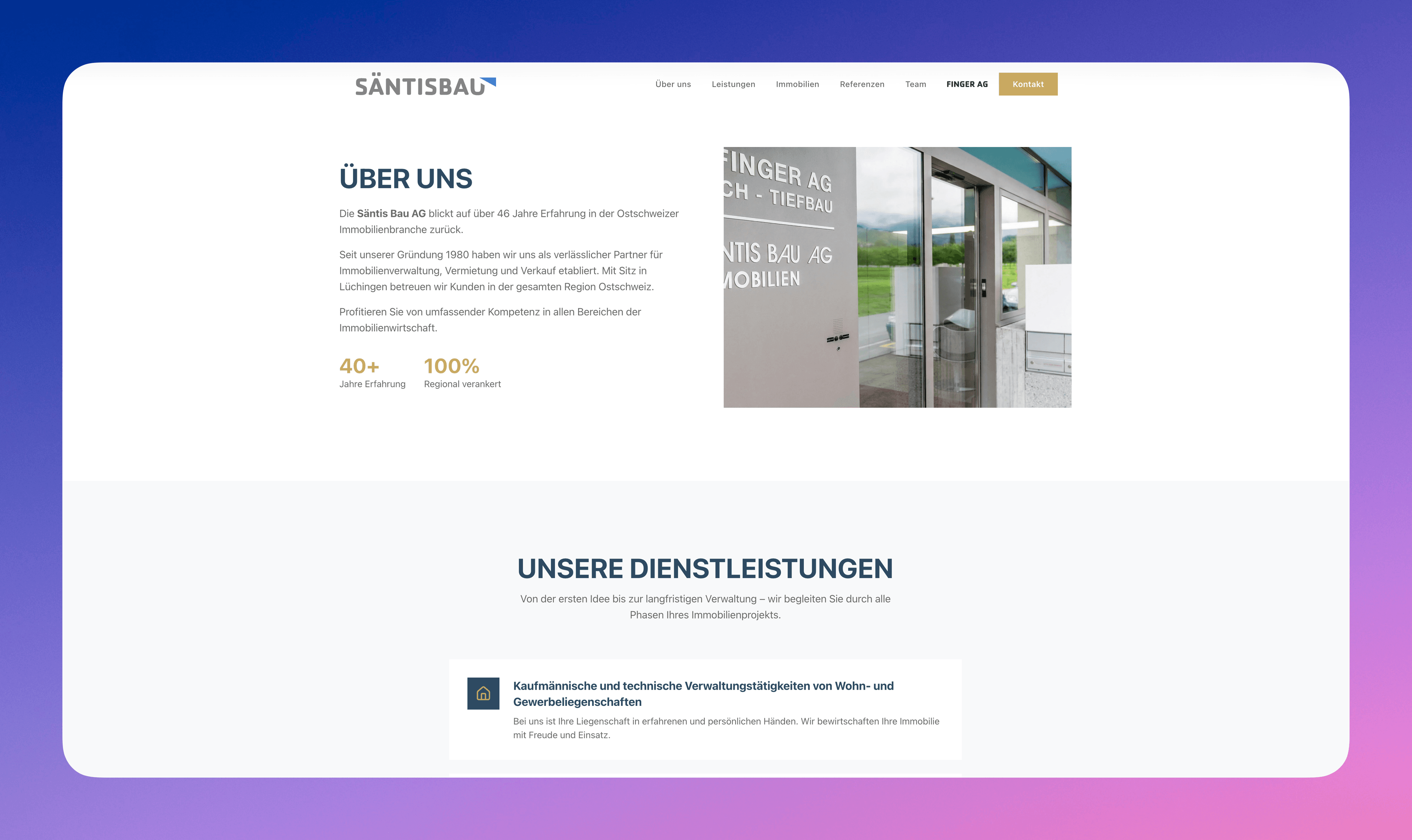 Saentisbau.ch Über Uns